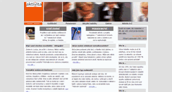 Desktop Screenshot of aktivita.cz